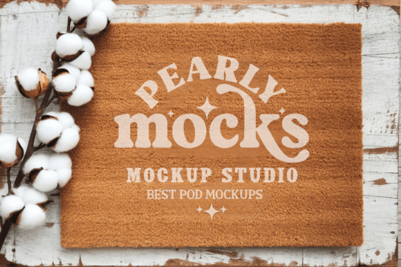 Blank Door Mat Mockup 21