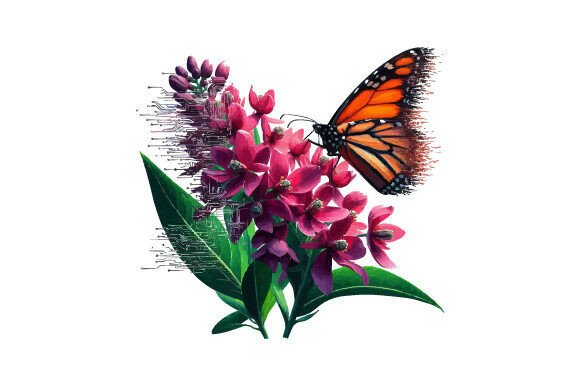 Butterfly Illustration Depicting Art: A Fusion of Nature and Design