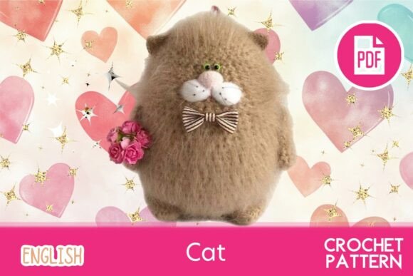 Cat Crochet Toy Amigurumi PDF