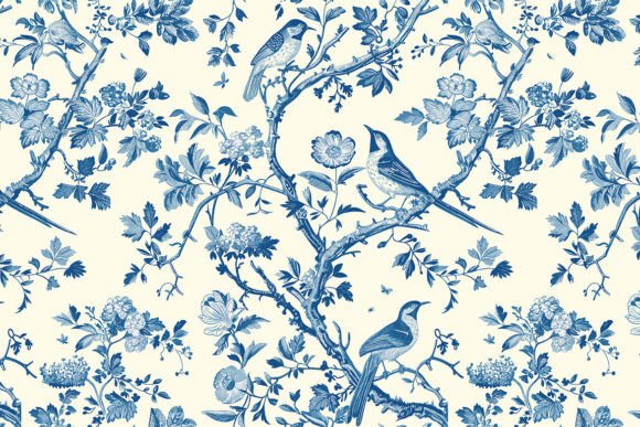 Discover the Timeless Beauty of Toile De Jouy Pattern Vintage Kitchen 15