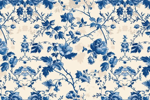 Elegance Redefined: Exploring the Toile De Jouy Pattern Vintage Kitchen 9