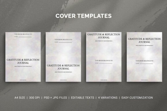Gratitude & Reflection Journal Covers